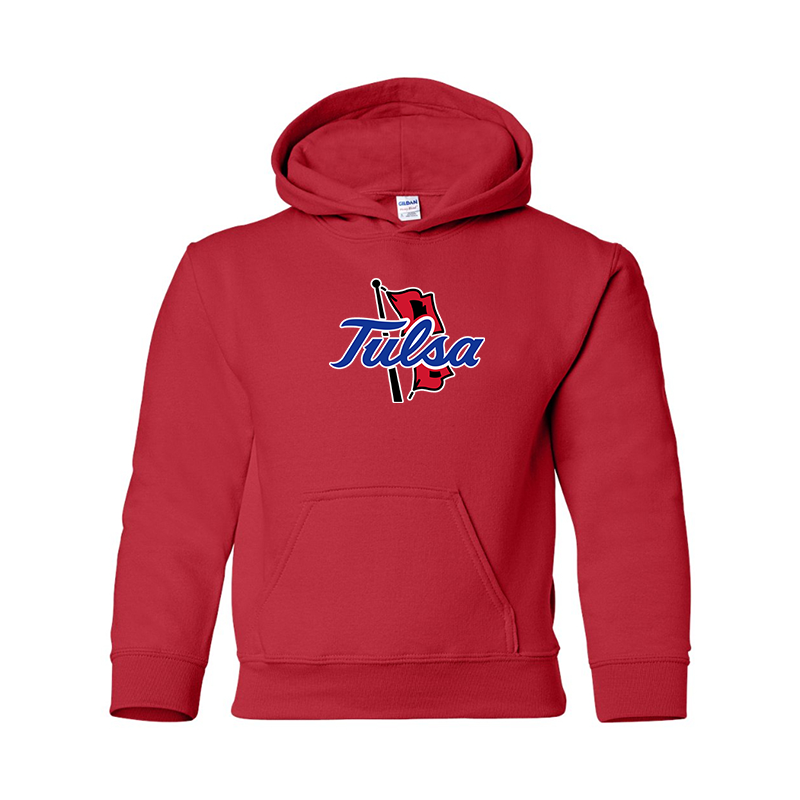 Youth Tulsa Golden Hurricane Gildan Heavy Blend  Hooded Sweatshirt